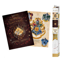 Abysse Corp Harry Potter Crest & Marauders Posters 2-Pack 52 x 38 cm