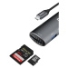 Adaptér z USB typ-C na USB Typ C/Standard HDMI Typ A /USB Typ A/ card slot SD+microSD Dudao 8v1 