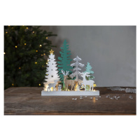 Biela svetelná dekorácia s vianočným motívom Reinbek – Star Trading