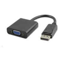 PREMIUMCORD DisplayPort na VGA 15 cm (M/F, čierny)