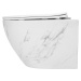 Rea Carlos Nature Marble, závesná WC misa Rimless 495x370x355 mm, imitácia kameňa, REA-C6606