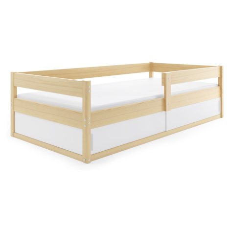 Expedo Detská posteľ POGO + matrac, 80x160, borovica/biela