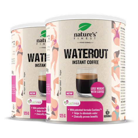 WaterOut Coffee | Eliminujte zadržování vody | Cactinea složení | Redukce nafouknutí | Premium A