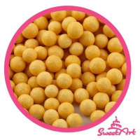 SweetArt cukrové perly zlatožlté matné 7 mm (80 g) - dortis - dortis