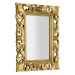 SAPHO - SAMBLUNG zrkadlo v ráme, 60x80cm, zlatá IN121