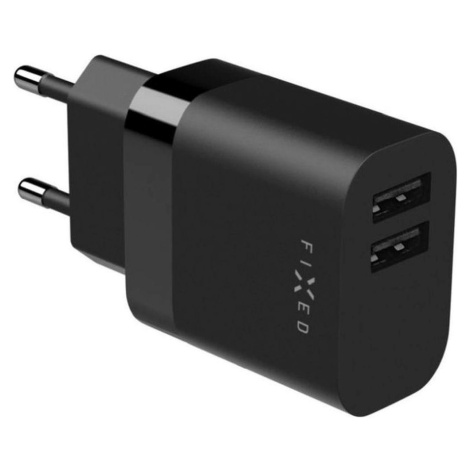 Fixed FIXC17N-2U-BK sieťová nabíjačka 2xUSB BLACK