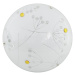 Biele LED stropné svietidlo so skleneným tienidlom ø 30 cm Floral - Candellux Lighting