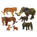 mamido  Zvieratká safari sada 7 kusov tigre a slony