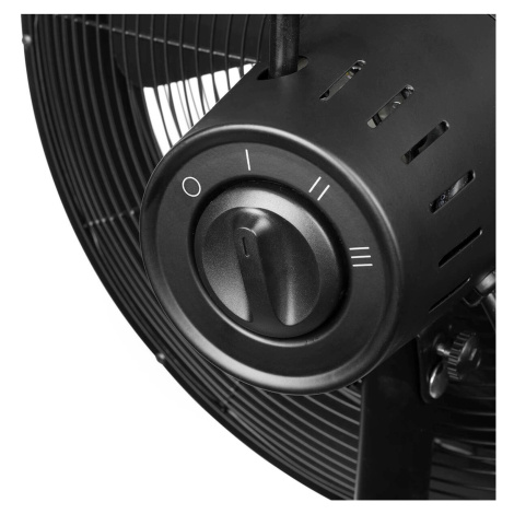 Čierny lakovaný stolný ventilátor VE5928 Tristar