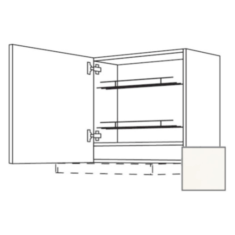 Kuchynská skrinka horní Naturel Erika24 pre digestor 60x57,6x35 cm bílá lesk 450.WDAF657LN