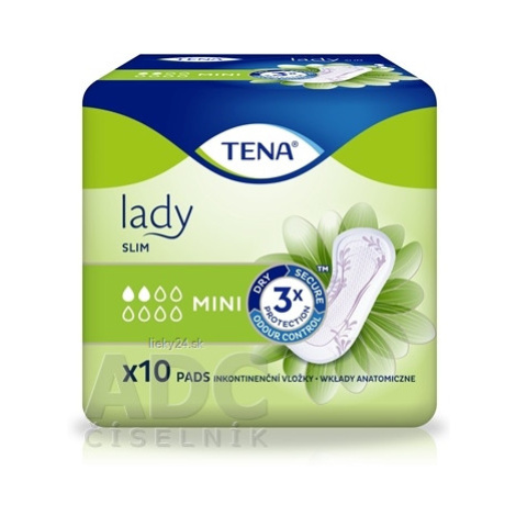 TENA Lady Slim Mini inkontinenčné vložky pre ženy 10 ks