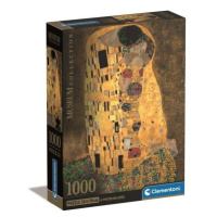 Clementoni Puzzle 1000 dielikov Kompaktné múzeum Klimt Il Bacio. Bozk 39790