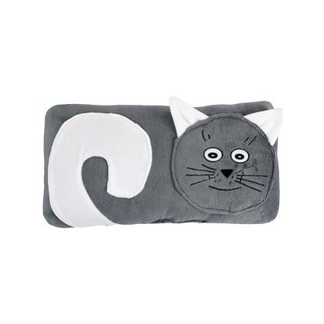 Bellatex Tvarovaný mačička sivá – 45 × 30 cm – mačička
