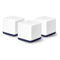 MERCUSYS Halo H50G (3-pack), AC1900 Whole Home Mesh Wi-Fi SystemSPEED: 600 Mbps at 2.4 GHz + 130