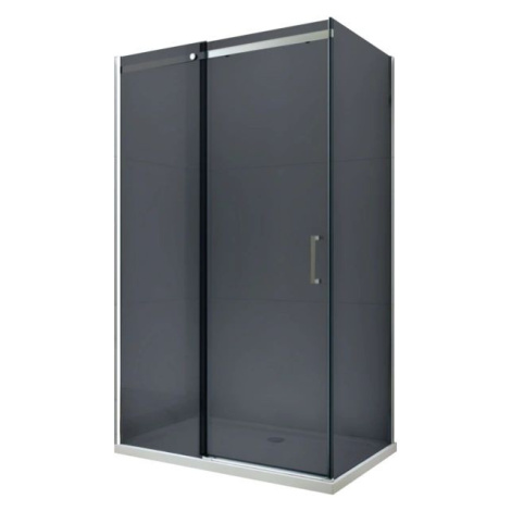 MEXEN/S - OMEGA sprchovací kút 100x100 cm, grafit, chróm 825-100-100-01-40