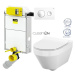 VIEGA Presvista modul PURE pre WC vrátane tlačidla Style 20 bielej + WC CERSANIT CLEANON CREA OV