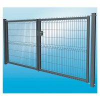 Betafence Sp.z o.o. BRÁNA EGIDIA® 3D DVOJKRÍDLOVÁ - ZELENÁ, 1730 x 4000 mm