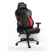 Herní židle Red Fighter C2, černá, odnímatelné polštářky