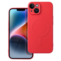 Silikónové puzdro na Apple iPhone 14 Pro Silicone Mag Cover červené