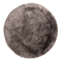 Kusový koberec Samba 495 Taupe kruh - 160x160 (průměr) kruh cm Obsession koberce