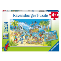 Ravensburger Puzzle Piráti 2 x 24 dielikov