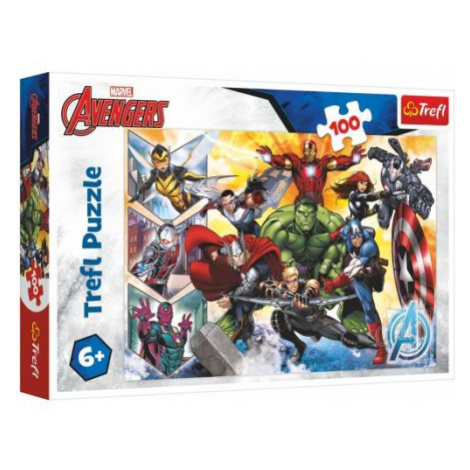 Puzzle Sila Avengers / Disney Marvel The Avengers 100 dielikov 41x27, 5cm v krabici 29x19x4cm