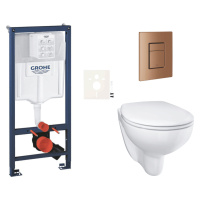 Závesný wc set do ľahkých stien / predstenová montáž Grohe Bau Ceramic SIKOGRSBAUSCDL0