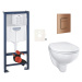 Závesný wc set do ľahkých stien / predstenová montáž Grohe Bau Ceramic SIKOGRSBAUSCDL0