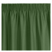 Zelený jednofrebný záves 140 x 175 cm