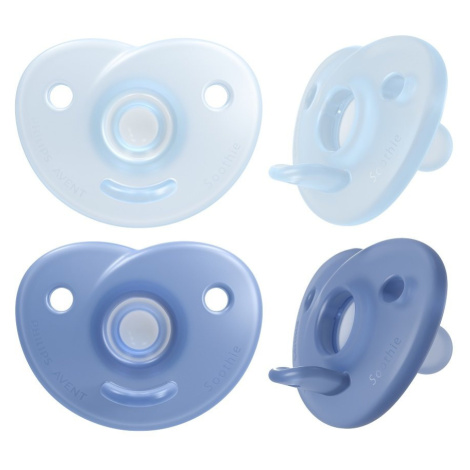 Philips AVENT Cumlík 0-6m Soothie chlapec 2 ks