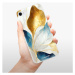 Odolné silikónové puzdro iSaprio - Blue Leaves - iPhone SE 2020