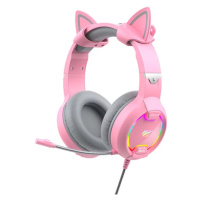 Slúchadlá Havit GAMENOTE H2233d Gaming headphones RGB (pink)