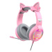 Slúchadlá Havit GAMENOTE H2233d Gaming headphones RGB (pink)