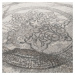 domtextilu.sk Luxusný sivý oválny koberec s originálnym vzorom 38630-181700