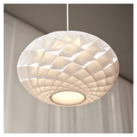 Louis Poulsen Patera Oval LED biela Ø 50 cm 3000 K