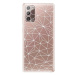 Odolné silikónové puzdro iSaprio - Abstract Triangles 03 - white - Samsung Galaxy Note 20