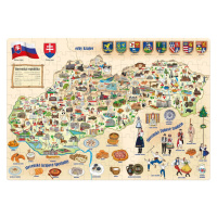 Popular Puzzle Mapa Slovenska 160 dílků