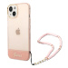 Kryt Guess GUHCP14MHGCOHP iPhone 14 Plus 6,7" pink hardcase Translucent Pearl Strap (GUHCP14MHGC