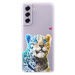 Odolné silikónové puzdro iSaprio - Leopard With Butterfly - Samsung Galaxy S21 FE 5G
