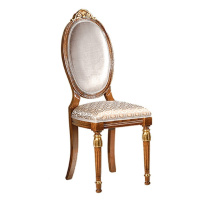 Estila Luxusná baroková jedálenská stolička Emociones z masívneho dreva s čalúnením109 cm