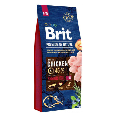 Brit Premium By Nature Dog Senior L/XL Chicken - 3kg