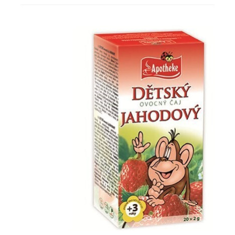 APOTHEKE Detský ovocný čaj jahoda 20 x 2 g