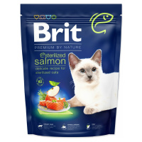 Krmivo Brit Premium by Nature Cat Sterilized Salmon 300g