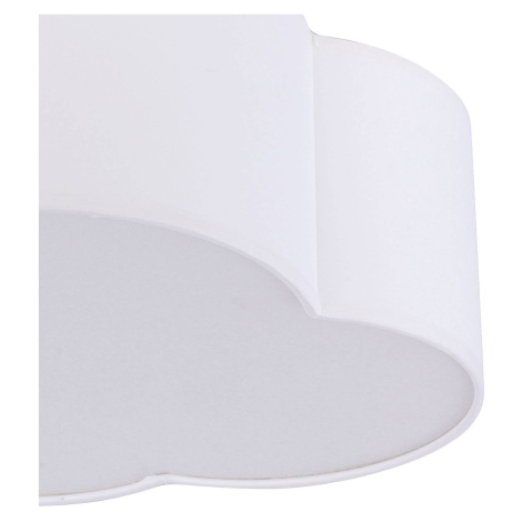 Stropné svietidlo Cloud, textil, 41 x 31 cm, biela TK Lighting