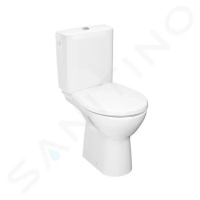 JIKA - Lyra plus WC kombi set s nádržkou, vodorovný odpad, Rimless, biela H8273860002801