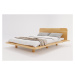 Dvojlôžková posteľ z bukového dreva 140x200 cm v prírodnej farbe Japandic - Skandica