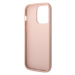 Plastové puzdro Guess na Apple iPhone 14 Pro Max GUHCP14XPSASBPI PU Leather Saffiano ružové