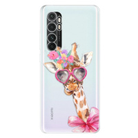 Odolné silikónové puzdro iSaprio - Lady Giraffe - Xiaomi Mi Note 10 Lite