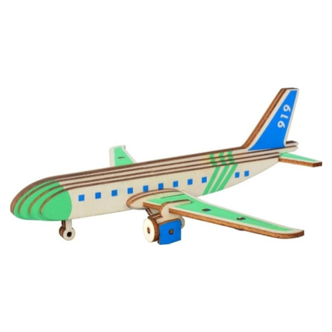 Woodcraft Drevené 3D puzzle Dopravné lietadlo