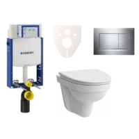 Cenovo zvýhodnený závesný WC set Geberit na zamurovanie + WC Laufen Laufen Pro Nordic SIKOGE2H6